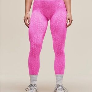 GYMSHARK Adapt Animal X Whitney Seamless Leggings - Sour Pink/Vibrant Pink